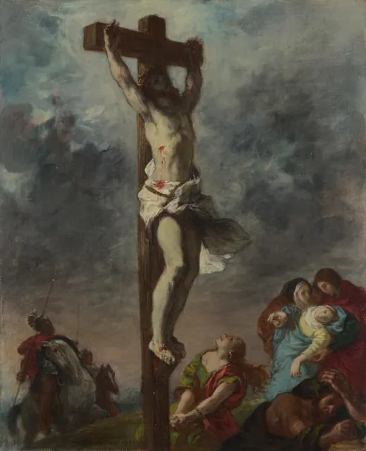 Delacroix, Le Christ en croix